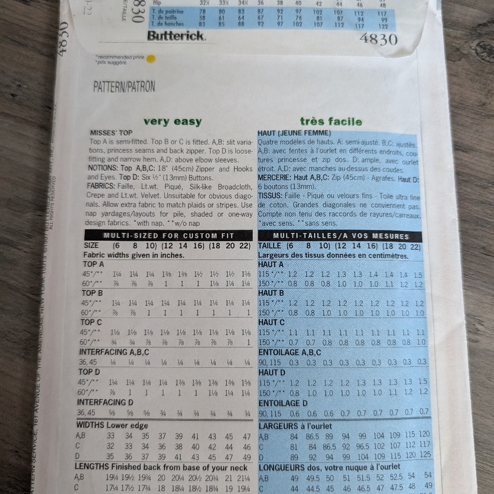 Butterick Pattern - Picture 2 of 2